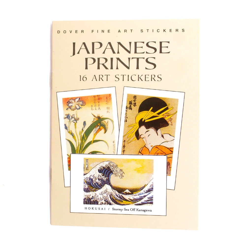 Dover, Stickers, Gifts, Little Sticker Book, Japanese Prints, 343506